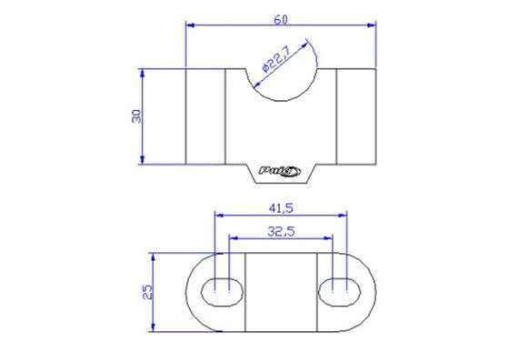 Handlebar Risers - 30mm Rise Silver For Honda NC 750 X 2021-Current