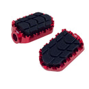 Hi-Tech Enduro Footpegs Red Anodised Aluminium