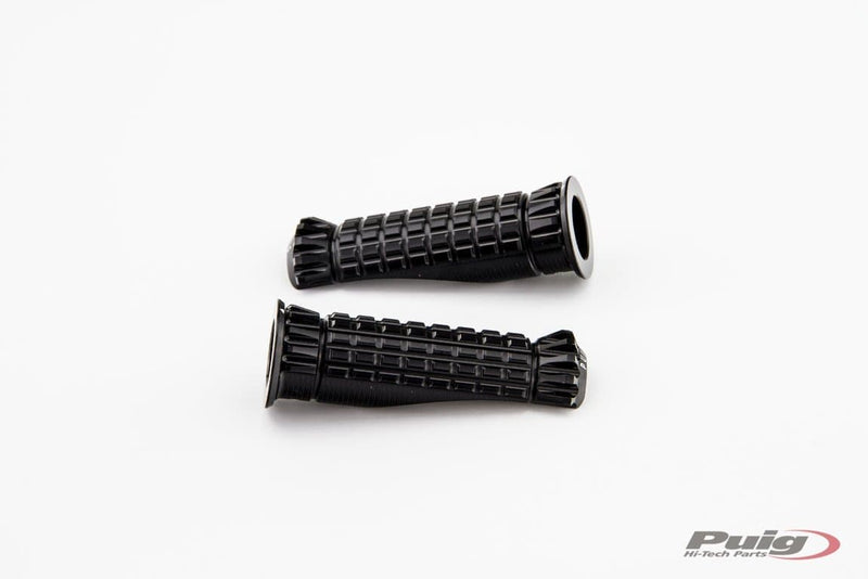 Hi-Tech R-Fighter Footpegs Black Anodised Aluminium