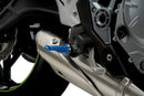 Hi-Tech R-Fighter Footpegs Blue Anodised Aluminium
