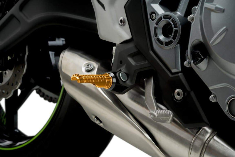 Hi-Tech R-Fighter Footpegs Gold Anodised Aluminium
