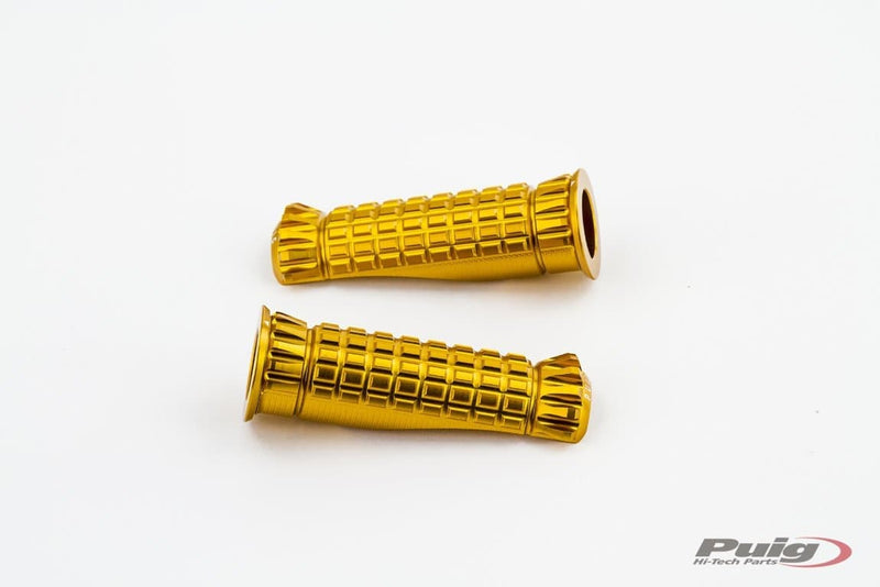 Hi-Tech R-Fighter Footpegs Gold Anodised Aluminium