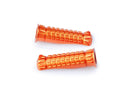 Hi-Tech R-Fighter Footpegs Orange Anodised Aluminium