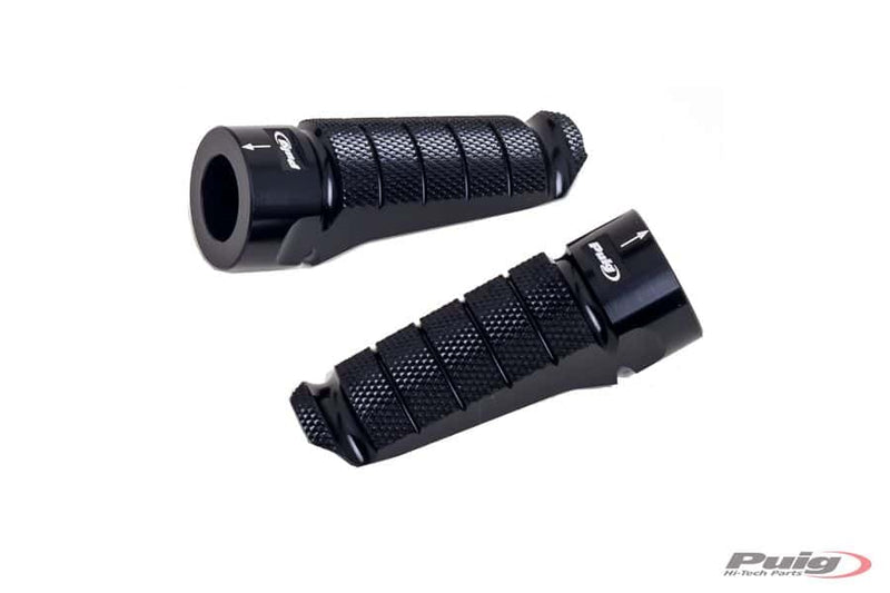 Hi-Tech Racing Footpegs Black Anodised Aluminium