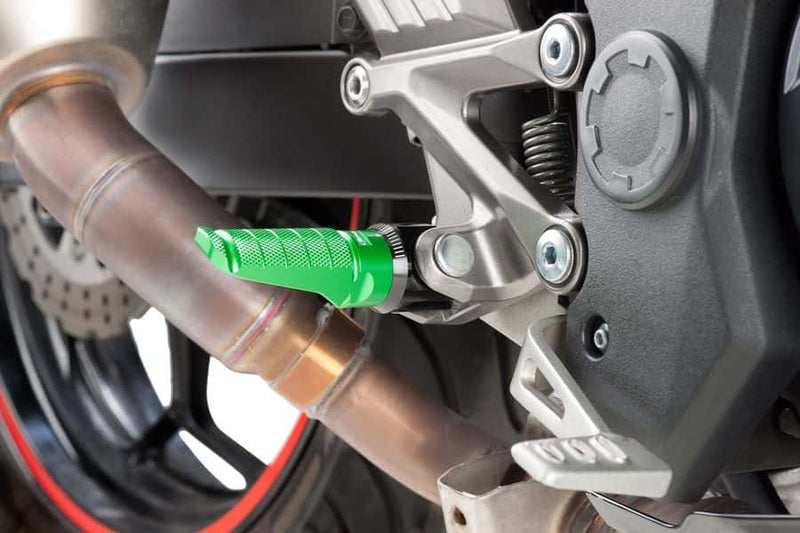 Hi-Tech Racing Footpegs Green Anodised Aluminium