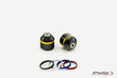 Hi-Tech Short Bar Ends Black w /  Coloured Rings For Kawasaki ZX10-R 2016-Current