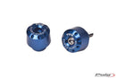 Hi-Tech Short Bar Ends Blue For Kawasaki Ninja 650 2020-Current