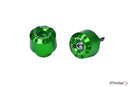 Hi-Tech Short Bar Ends Green  For Yamaha Tracer 900 2015-2017