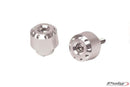 Hi-Tech Short Bar Ends Silver  For Piaggio Vespa GTS 300 2008-2020