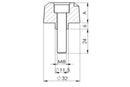Hi-Tech Short Bar Ends Silver  For Yamaha Tracer 900 2015-2017
