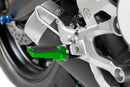 Hi-Tech Sport Footpegs Green Anodised Aluminium