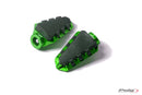 Hi-Tech Trail Footpegs Green Anodised Aluminium
