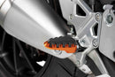 Hi-Tech Trail Footpegs Orange Anodised Aluminium