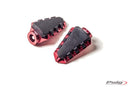 Hi-Tech Trail Footpegs Red Anodised Aluminium