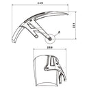 Hugger For Matte Black For BMW R Nine T Pure 2017-2024