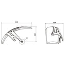 Hugger For Matte Black For BMW R1250 R 2019-Current