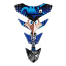 Joker Graphic Tank Pad Stick Fit Blue