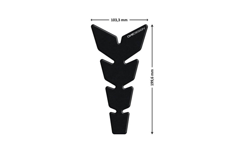 Leather Tank Pad Black