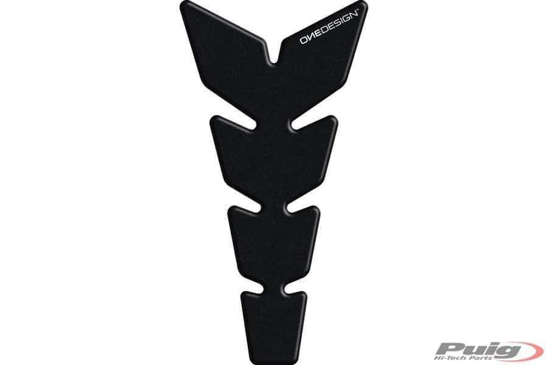 Leather Tank Pad Black