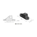 Mirror Adaptor Left or Right Side Black For Kawasaki Ninja 125 2019-Current