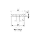 Mirror Adaptor Left or Right Side Black For Suzuki B-King 2008-2011