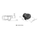 Mirror Adaptor Left Side Black For BMW R Nine T Racer 2017-Current