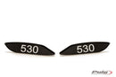Mirror Base Caps Black For Yamaha T-Max 530 2012-Current
