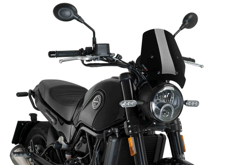 Naked Sport Screen Black (Opaque) For Benelli Leoncino 2016-Current