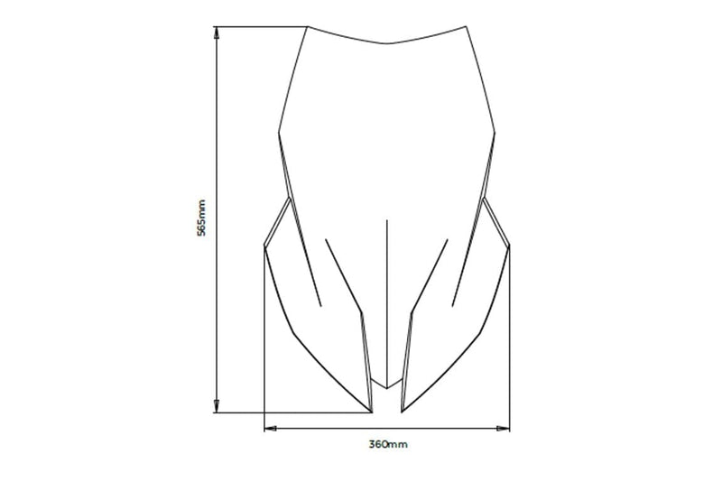 Naked Touring Screen Clear For BMW F900 XR 2020-Current