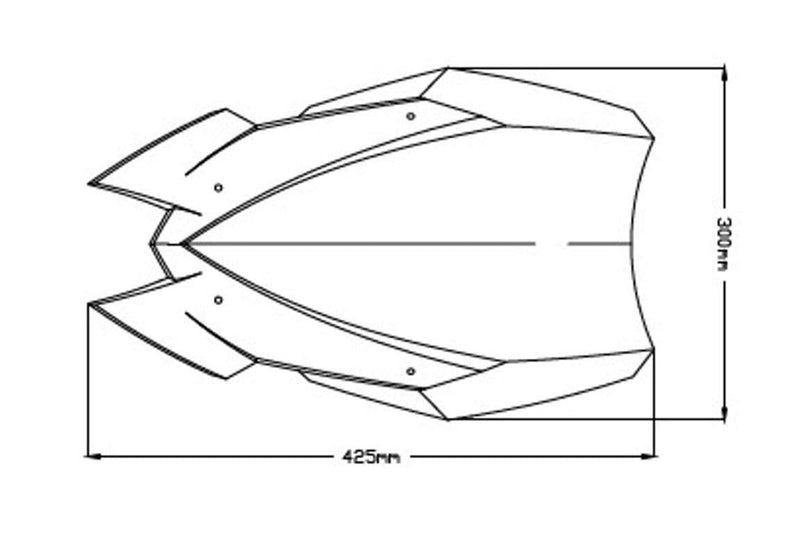 Naked Touring Screen Clear For Kawasaki Z 650 2020-Current