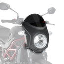 Nose Fairing Carbon Look with Black Screen For Suzuki SV 650 N 2016-Current
