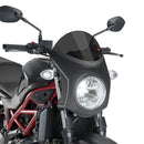 Nose Fairing Carbon Look with Dark Smoke Screen For Suzuki SV 650 N 2016-Current