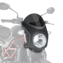 Nose Fairing Carbon Look with Dark Smoke Screen For Suzuki SV 650 N 2016-Current