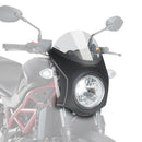 Nose Fairing Carbon Look with Light Smoke Screen For Suzuki SV 650 N 2016-Current