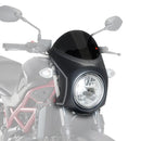 Nose Fairing For Matte Black with Black Screen For Suzuki SV 650 N 2016-Current