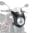 Nose Fairing For Matte Black with Light Smoke Screen For Suzuki SV 650 N 2016-Current