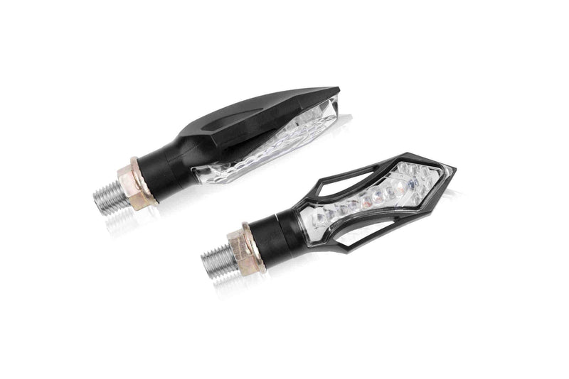 Peak House Indicators Long Stem Black / Clear