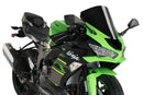R-Racer Screen Black (Opaque) For Kawasaki ZX6-R 636 2013-2016