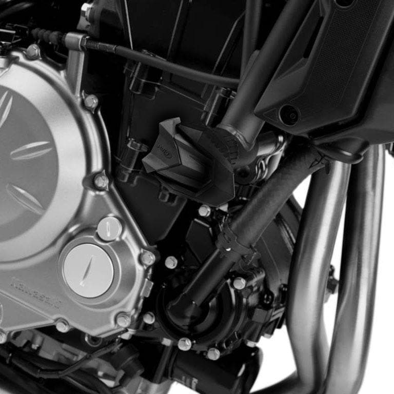 R19 Frame Sliders Black For Kawasaki Versys 650 2015-Current
