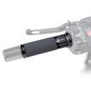 Racing Grips 119mm Length Black with Anodized Aluminium Black Trim