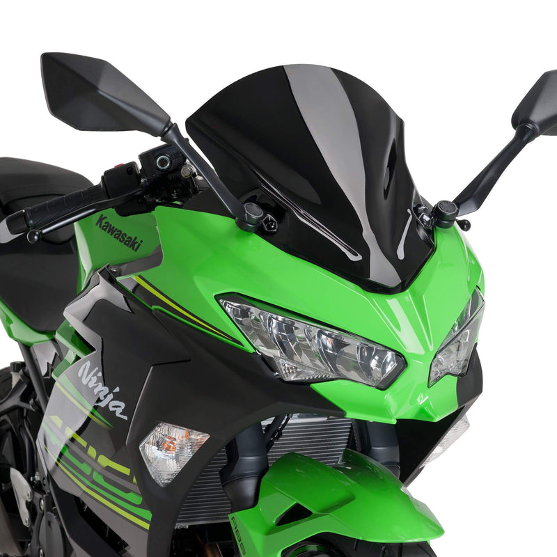 Racing Screen Black (Opaque) For Kawasaki Ninja 400 2018-Current