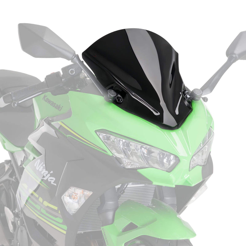Racing Screen Black (Opaque) For Kawasaki Ninja 400 2018-Current