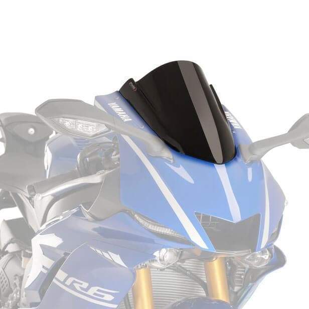 Racing Screen Black (Opaque) For Yamaha YZF-R6 2017-Current