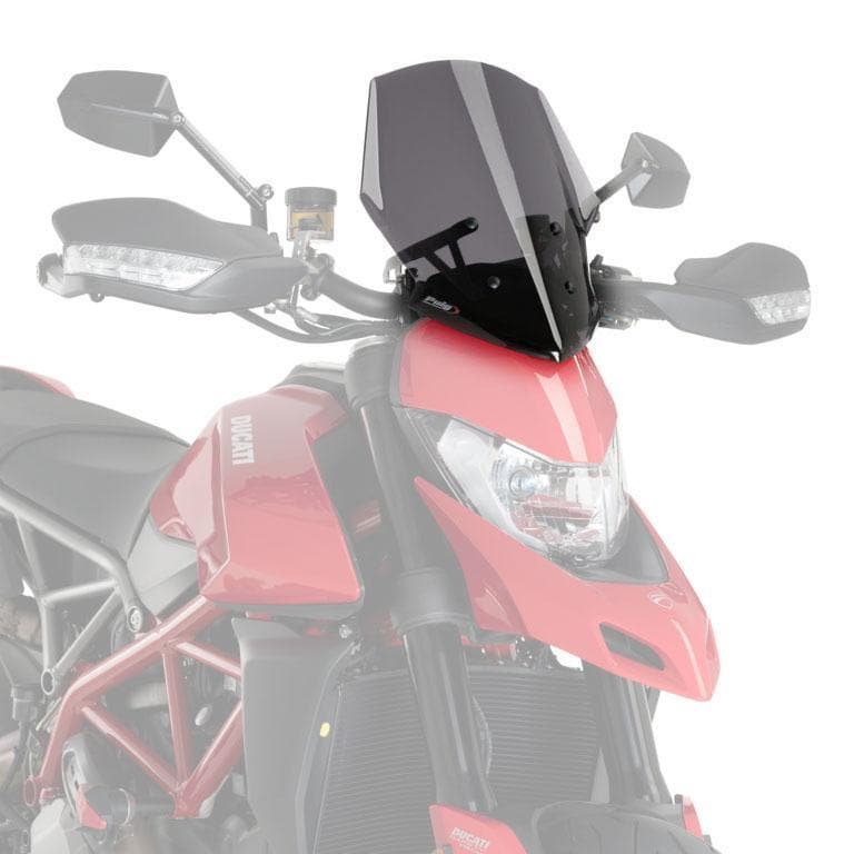 Racing Screen Dark Smoke For Ducati Hypermotard 950 2019-Current