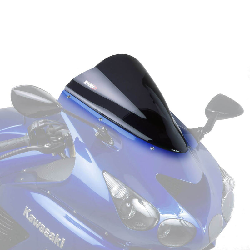 Racing Screen Dark Smoke For Kawasaki ZZR 1400 2006-Current