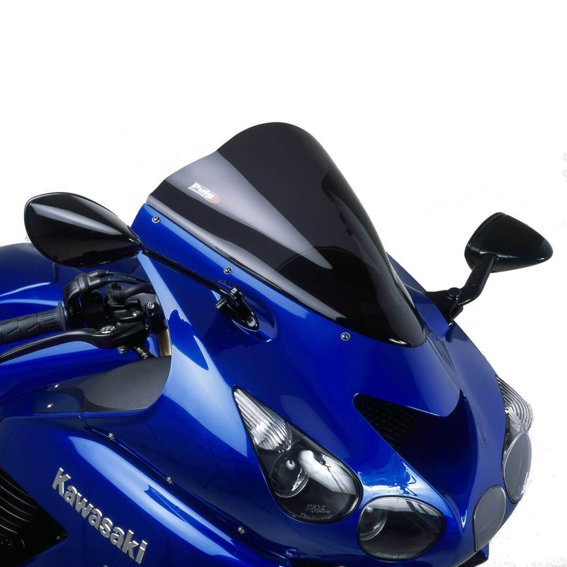 Racing Screen Dark Smoke For Kawasaki ZZR 1400 2006-Current