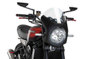 Retro Semi Fairing Carbon Look with Clear Screen For Kawasaki Z 900 RS 2017-Current