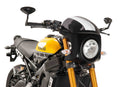 Retro Semi Fairing Carbon Look with Dark Smoke Screen For Royal Enfield Interceptor 650 2018-Current