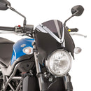 Retrovision Nose Fairing Black with Dark Smoke Screen For Suzuki SV 650 N 2016-Current
