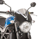 Retrovision Nose Fairing Black with Light Smoke Screen For Suzuki SV 650 N 2016-Current